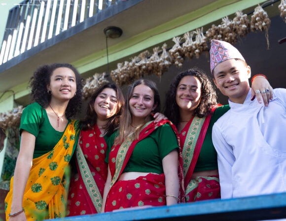 students-nepal-traditional-dress-kikibaxter