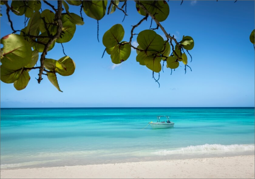 boat-on-coast-dominican-republic