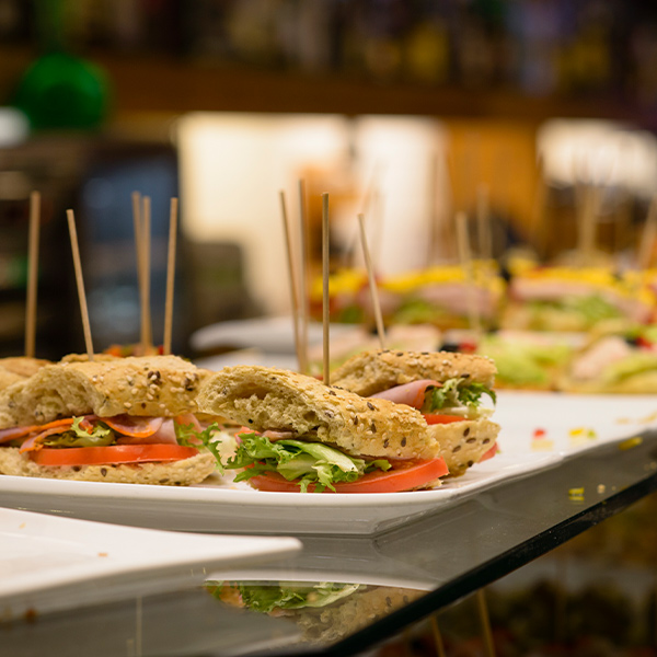 barcelona food sitting on counter