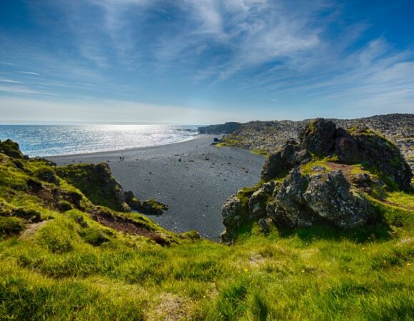 black beach